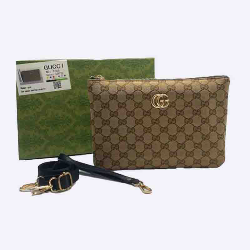 Gucci Classic Monogram Clutch Bag