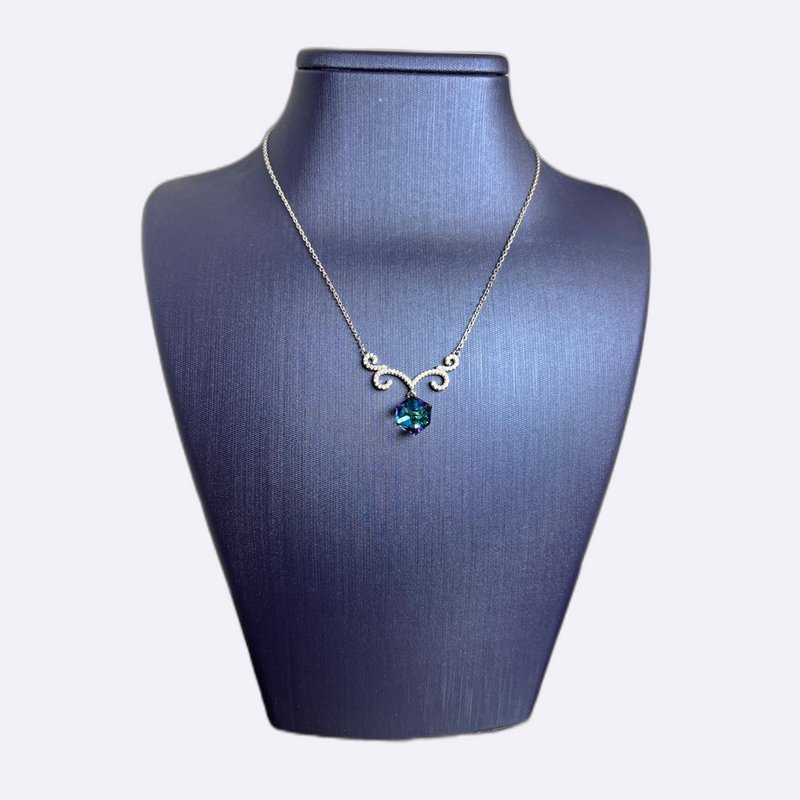 Mystic Aura Crystal Pendant Necklace