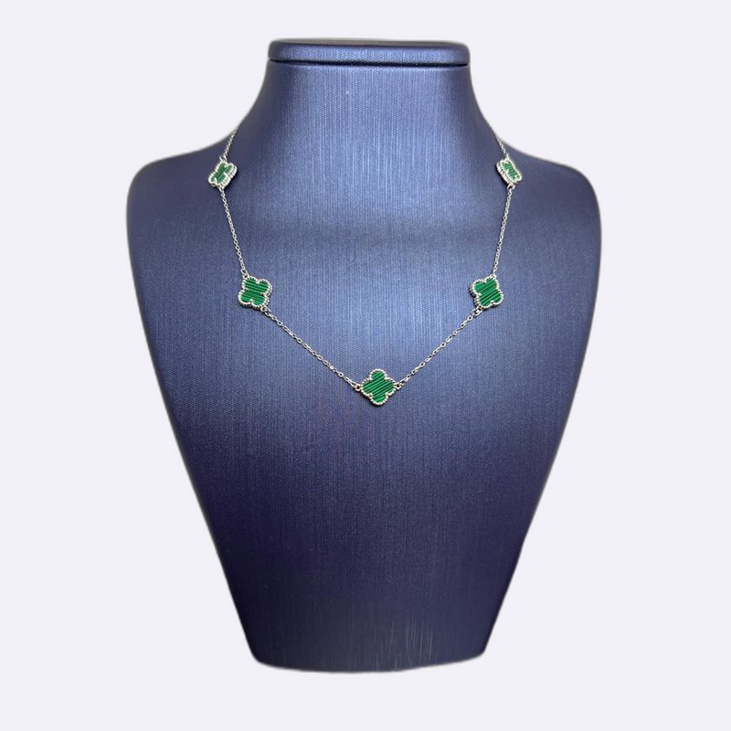 Emerald Cloverleaf Necklace