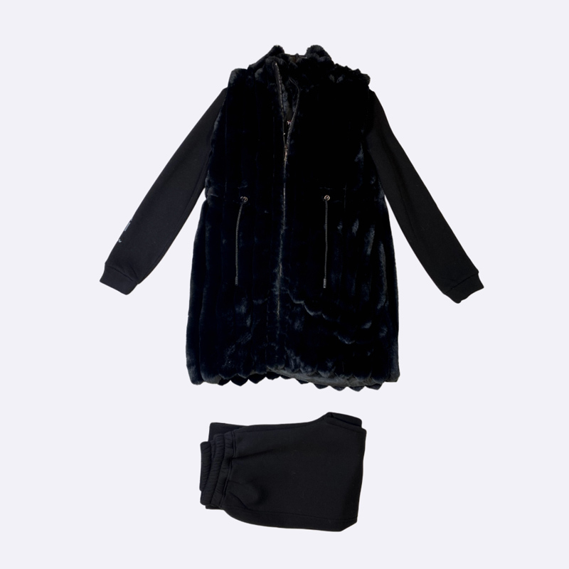 Women's 3-Piece Fleece Pajama Set