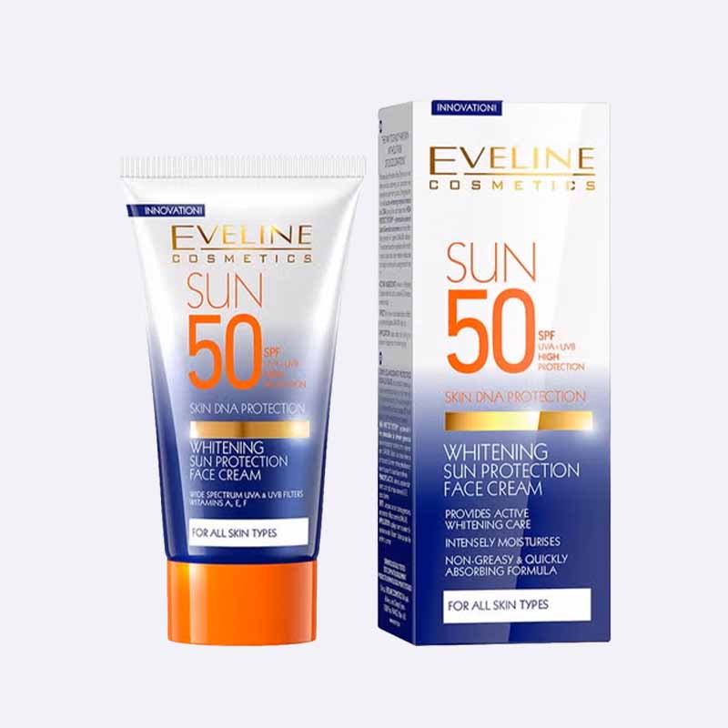 Eveline Sun SPF 50 Whitening Sun Protection Face Cream