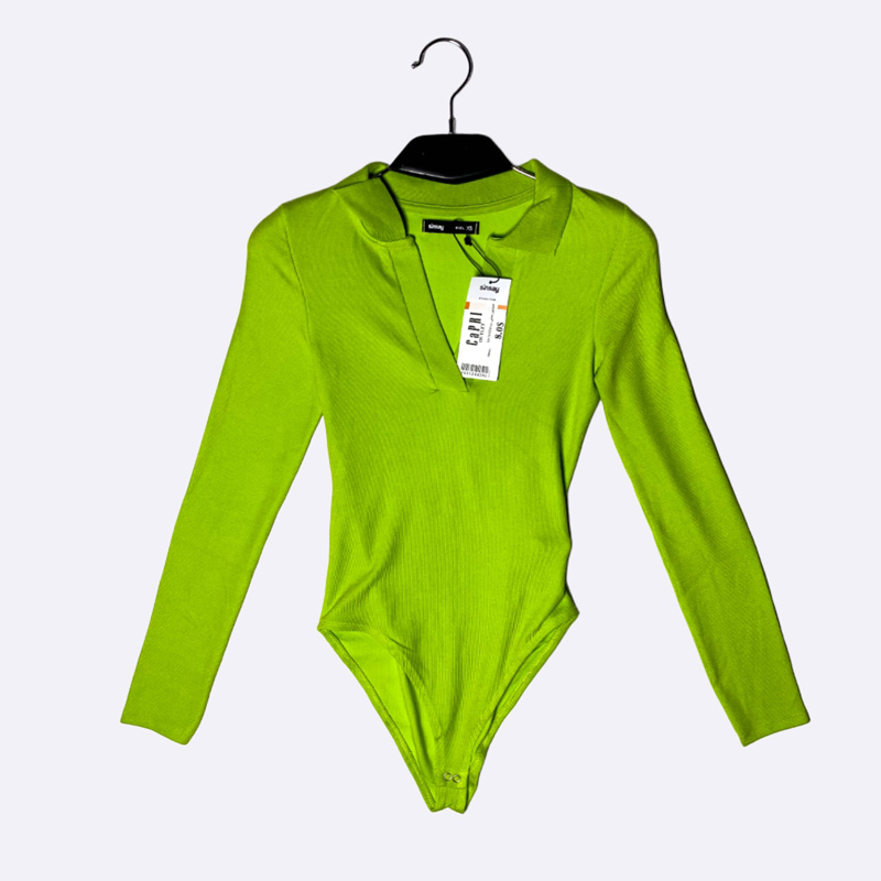 SINSAY Ribbed Long Sleeve Bodysuit