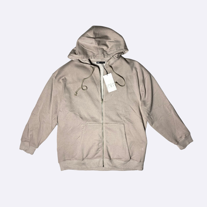 Women's Oversized Zip-Up Hoodie