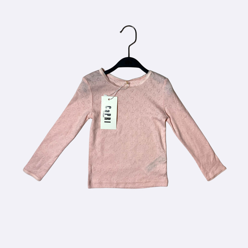 Primark – Girls Pink Heart Long Sleeve Top