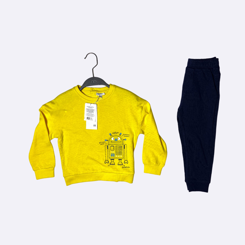 OVS Kids Yellow Robot Tracksuit