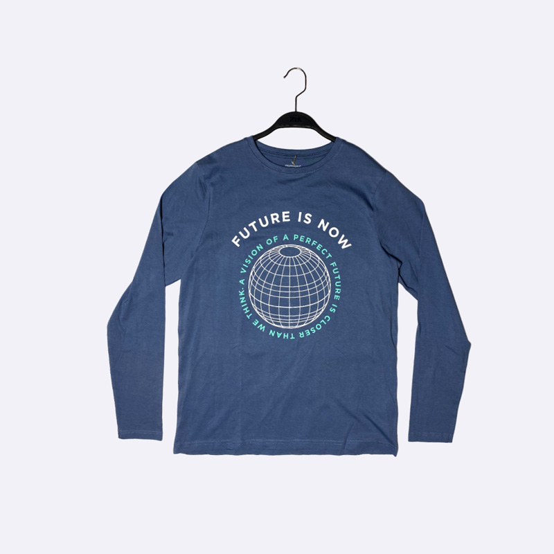 OVS Kids Long-Sleeve Graphic T-Shirt – “Future Is Now”