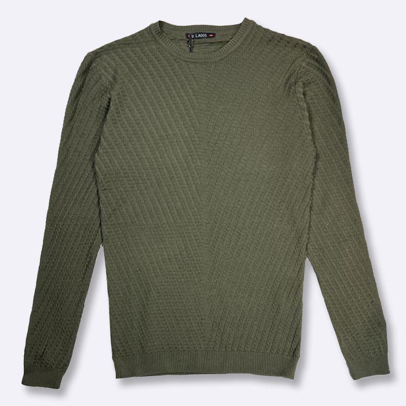 Textured Knit Pullover Sweater - Versatile Colors