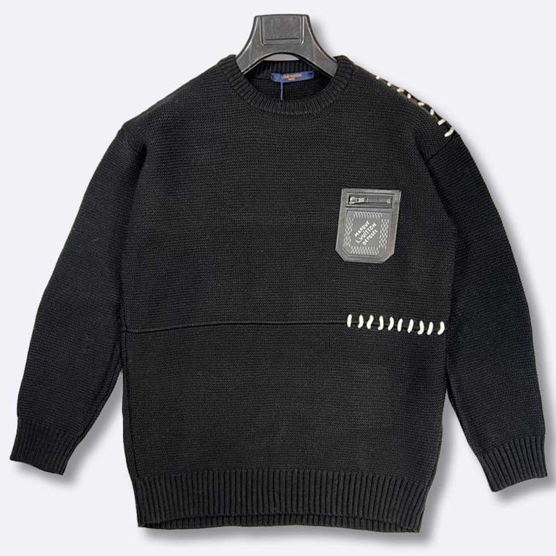 Louis Vuitton Women's Knitted Sweater with Pocket Detail