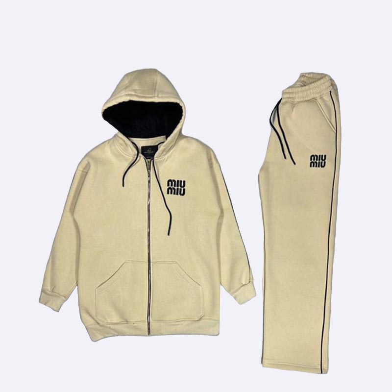 Cotton Fleece Tracksuit Set