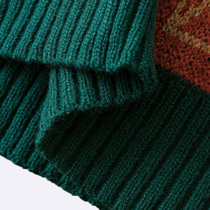 Autumn Leaves Knitted Sweater Top