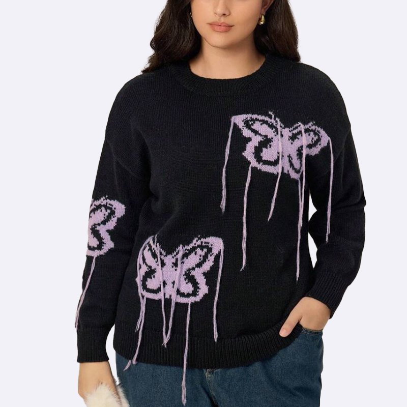 Butterfly Effect Knitted Sweater