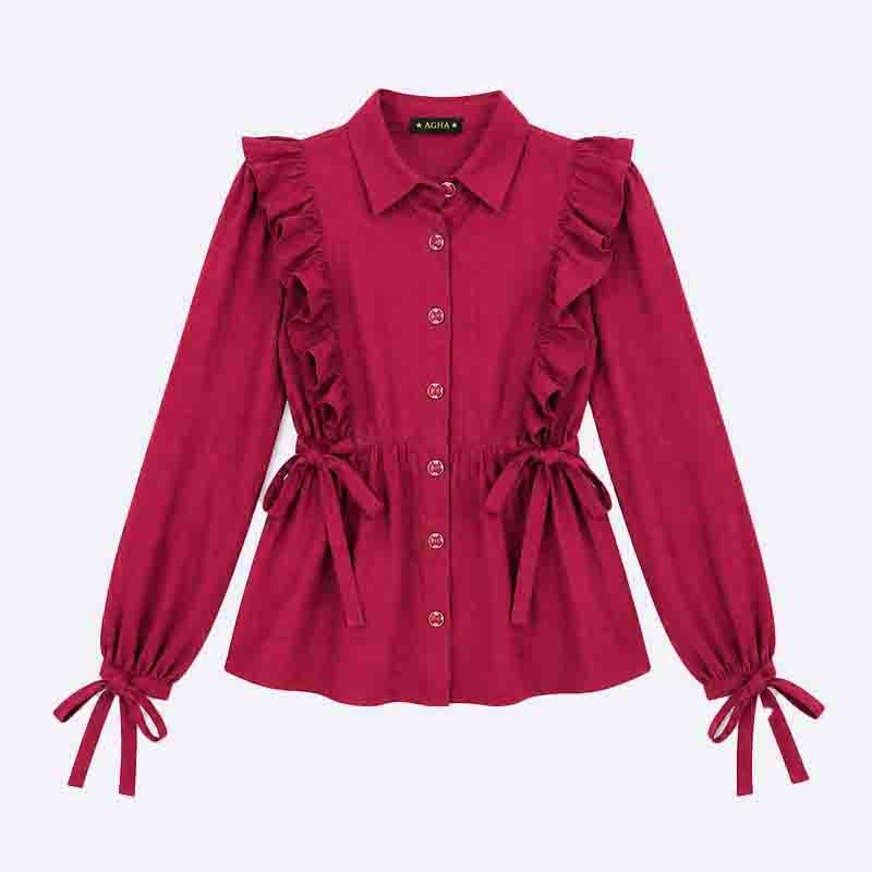 Ruffle Detail Blouse