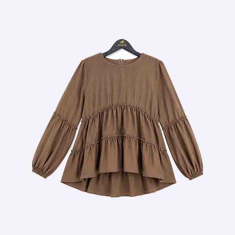 Layered Ruffle Blouse