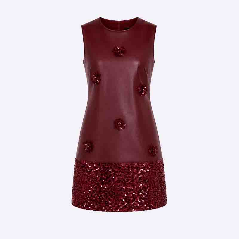 Elegant Sleeveless Sequin Mini Dress