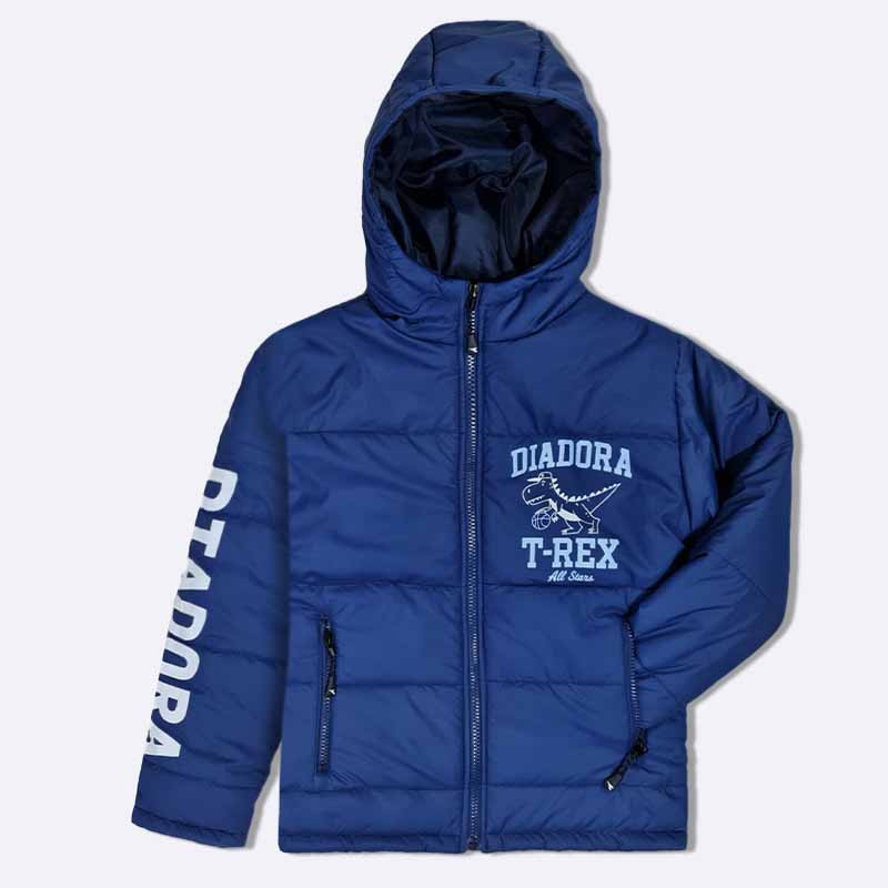 Boys Hooded Puffer Jacket – Diadora T-Rex