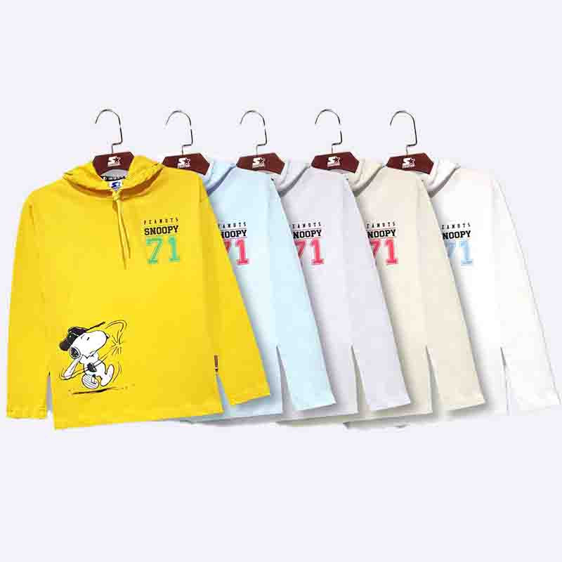 Boy's Long Sleeve Hooded T-Shirt